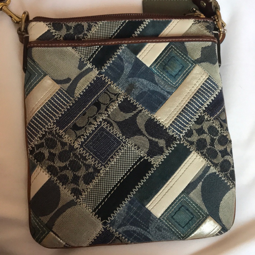 Denim Coach Crossbody Bag